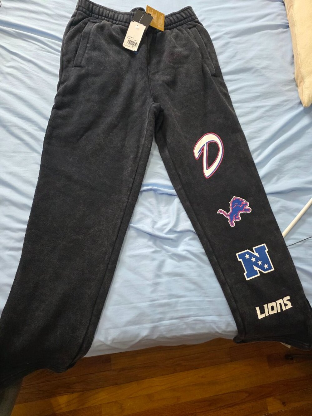New Era NFL Team Apparel Detriot Lions Sweat Pants Size Large